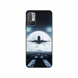 Husa personalizata tip carcasa HQPrint pentru Xiaomi Redmi Note 11e, model Moon Landing, multicolor, S1D1M0077