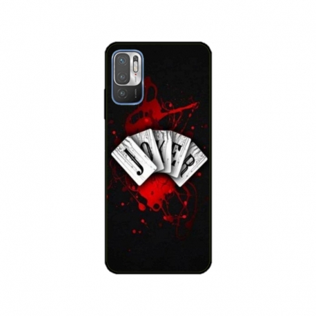 Husa personalizata tip carcasa HQPrint pentru Xiaomi Redmi Note 11e, model Joker 1, multicolor, S1D1M0106