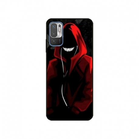 Husa personalizata tip carcasa HQPrint pentru Xiaomi Redmi Note 11e, model Evil Hoodie Man, multicolor, S1D1M0197