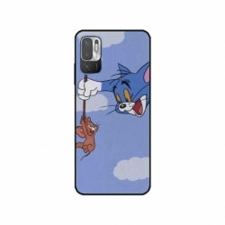 Husa personalizata tip carcasa HQPrint pentru Xiaomi Redmi Note 11e, model Tom and Jerry 1, multicolor, S1D1M0203