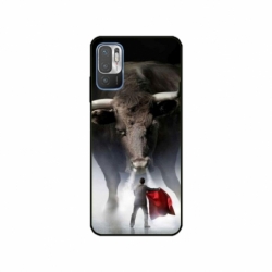Husa personalizata tip carcasa HQPrint pentru Xiaomi Redmi Note 11e, model Bull, multicolor, S1D1M0205