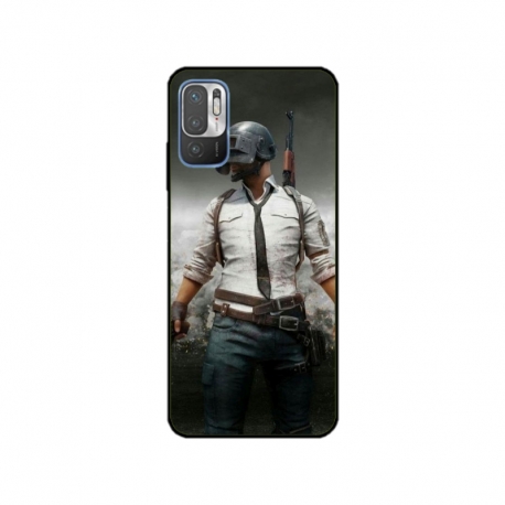 Husa personalizata tip carcasa HQPrint pentru Xiaomi Redmi Note 11e, model PUBG 1, multicolor, S1D1M0214