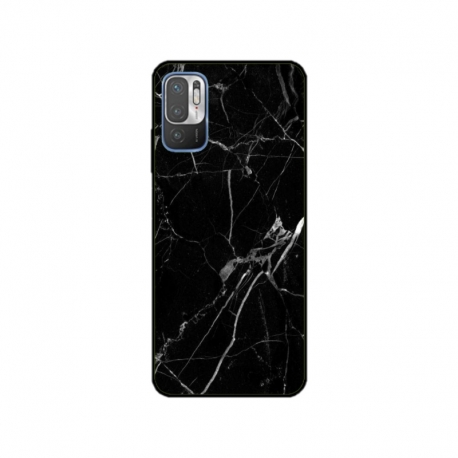 Husa personalizata tip carcasa HQPrint pentru Xiaomi Redmi Note 11e, model Black Marble, multicolor, S1D1M0229