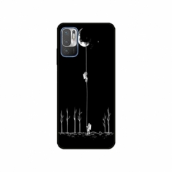 Husa personalizata tip carcasa HQPrint pentru Xiaomi Redmi Note 11e, model Climbing to the Moon, multicolor, S1D1M0233