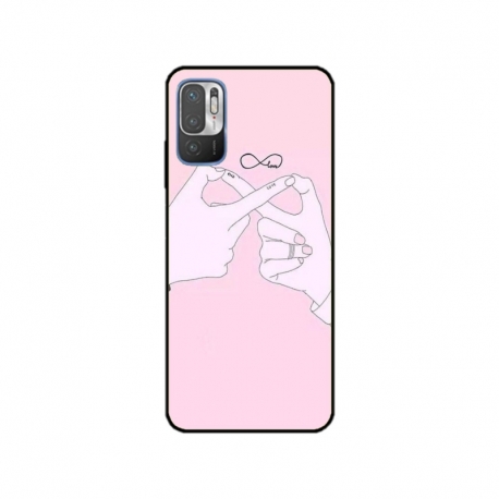 Husa personalizata tip carcasa HQPrint pentru Xiaomi Redmi Note 11e, model Infinity Togeter, multicolor, S1D1M0251