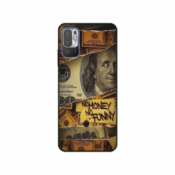 Husa personalizata tip carcasa HQPrint pentru Xiaomi Redmi Note 11e, model No Money No Funny, multicolor, S1D1M0262