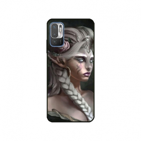 Husa personalizata tip carcasa HQPrint pentru Xiaomi Redmi Note 11e, model Alien Queen, multicolor, S1D1M0308