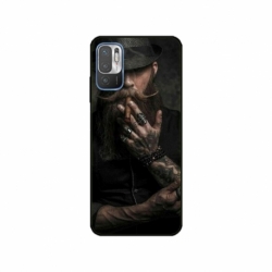 Husa personalizata tip carcasa HQPrint pentru Xiaomi Redmi Note 11e, model Beard Man, multicolor, S1D1M0355