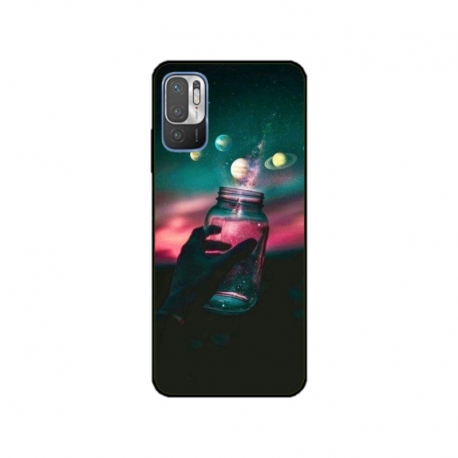 Husa personalizata tip carcasa HQPrint pentru Xiaomi Redmi Note 11e, model Colorful 10, multicolor, S1D1M0369