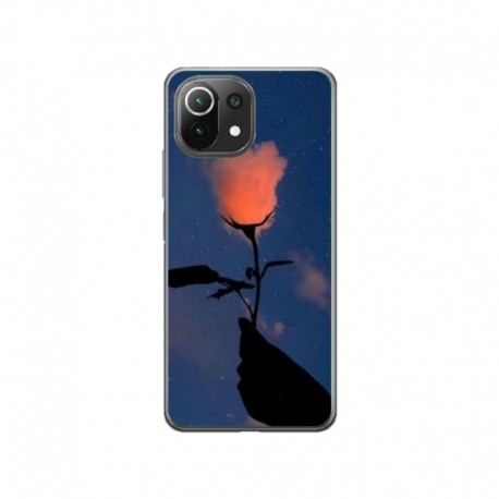 Husa personalizata tip carcasa HQPrint pentru Xiaomi Redmi A1, model Sky Flower, multicolor, S1D1M0159