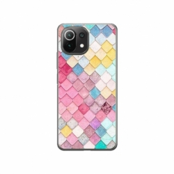 Husa personalizata tip carcasa HQPrint pentru Xiaomi Redmi A1, model Color Scales, multicolor, S1D1M0258
