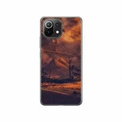 Husa personalizata tip carcasa HQPrint pentru Xiaomi Redmi A1, model Anubis, multicolor, S1D1M0281