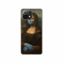 Husa personalizata tip carcasa HQPrint pentru Xiaomi Redmi A1, model Covid Mona Lisa, multicolor, S1D1M0327