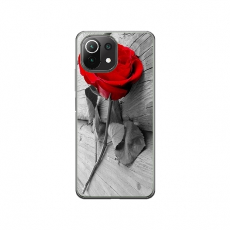 Husa personalizata tip carcasa HQPrint pentru Xiaomi Redmi A1, model Rose, multicolor, S1D1M0384