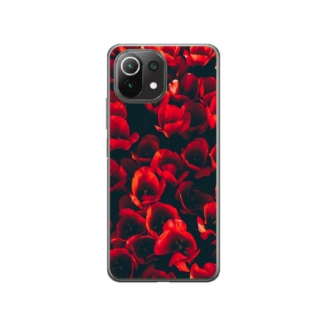 Husa personalizata tip carcasa HQPrint pentru Xiaomi Redmi A1, model Flowers 24, multicolor, S1D1M0386