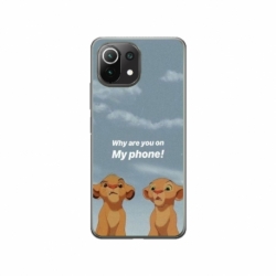 Husa personalizata tip carcasa HQPrint pentru Xiaomi Redmi A2, model Why are you on my phone, multicolor, S1D1M0220