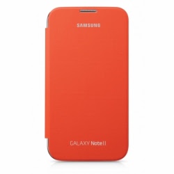 Husa Originala SAMSUNG Galaxy Note 2 - Flip Cover (Rosu)