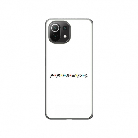 Husa personalizata tip carcasa HQPrint pentru Xiaomi Mi 11, model FRIENDS 1, multicolor, S1D1M0043