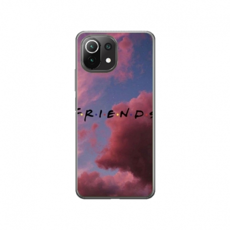 Husa personalizata tip carcasa HQPrint pentru Xiaomi Mi 11, model FRIENDS 2, multicolor, S1D1M0082