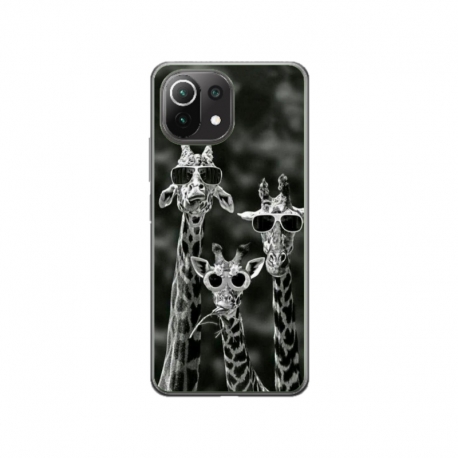 Husa personalizata tip carcasa HQPrint pentru Xiaomi Mi 11, model Zebra 1, multicolor, S1D1M0086