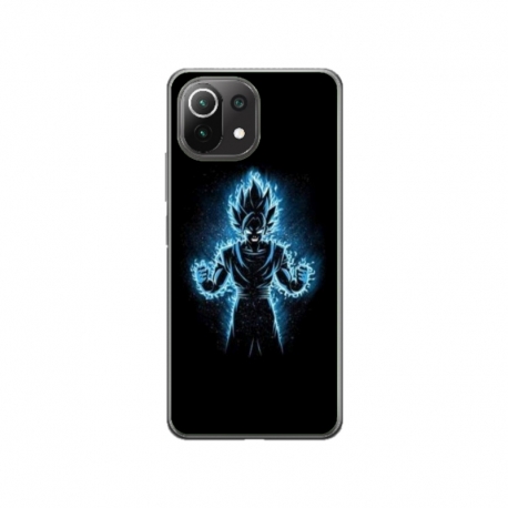 Husa personalizata tip carcasa HQPrint pentru Xiaomi Mi 11, model Goku, multicolor, S1D1M0087