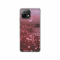 Husa personalizata tip carcasa HQPrint pentru Xiaomi Mi 11, model Pink Sky, multicolor, S1D1M0129