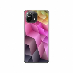 Husa personalizata tip carcasa HQPrint pentru Xiaomi Mi 11, model Colorful 1, multicolor, S1D1M0273