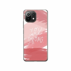 Husa personalizata tip carcasa HQPrint pentru Xiaomi Mi 11, model You are Strong, multicolor, S1D1M0275