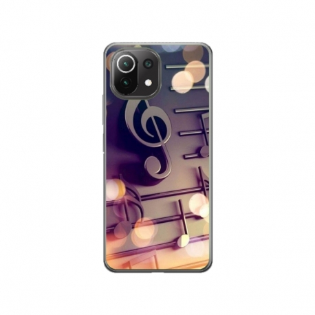Husa personalizata tip carcasa HQPrint pentru Xiaomi Mi 11, model Notes, multicolor, S1D1M0328