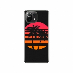 Husa personalizata tip carcasa HQPrint pentru Xiaomi Mi 11, model Beach View 3, multicolor, S1D1M0337