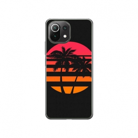 Husa personalizata tip carcasa HQPrint pentru Xiaomi Mi 11, model Beach View 3, multicolor, S1D1M0337