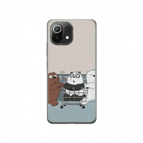 Husa personalizata tip carcasa HQPrint pentru Xiaomi Mi 11 Lite 5G, model Bears 1, multicolor, S1D1M0003