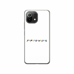 Husa personalizata tip carcasa HQPrint pentru Xiaomi Mi 11 Lite 5G, model FRIENDS 1, multicolor, S1D1M0043