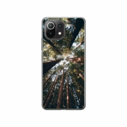 Husa personalizata tip carcasa HQPrint pentru Xiaomi Mi 11 Lite 5G, model Tree perspective, multicolor, S1D1M0079