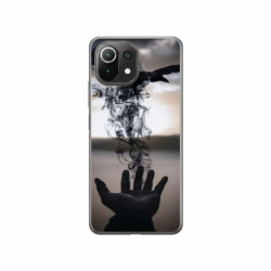 Husa personalizata tip carcasa HQPrint pentru Xiaomi Mi 11 Lite 5G, model Black Magic, multicolor, S1D1M0152