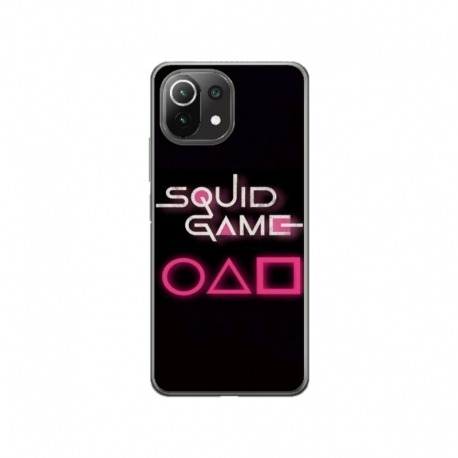 Husa personalizata tip carcasa HQPrint pentru Xiaomi Mi 11 Lite 5G, model Squid Game 4, multicolor, S1D1M0176