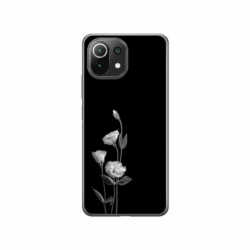 Husa personalizata tip carcasa HQPrint pentru Xiaomi Mi 11 Lite 5G, model Abstract Flowers, multicolor, S1D1M0216
