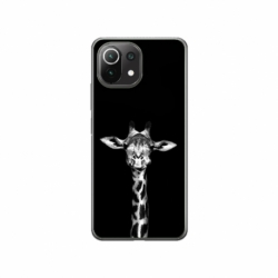 Husa personalizata tip carcasa HQPrint pentru Xiaomi Mi 11 Lite 5G, model Giraffe 3, multicolor, S1D1M0222
