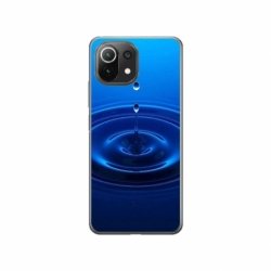 Husa personalizata tip carcasa HQPrint pentru Xiaomi Mi 11 Lite 5G, model Picatura, multicolor, S1D1M0240
