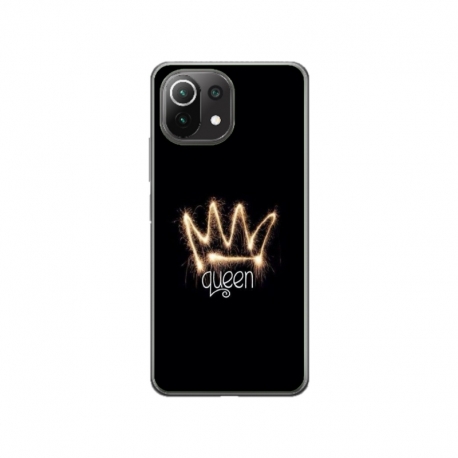Husa personalizata tip carcasa HQPrint pentru Xiaomi Mi 11 Lite 5G, model Queen, multicolor, S1D1M0243