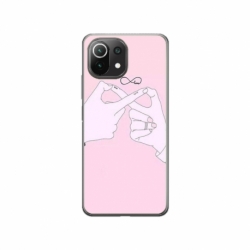 Husa personalizata tip carcasa HQPrint pentru Xiaomi Mi 11 Lite 5G, model Infinity Togeter, multicolor, S1D1M0251