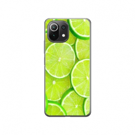 Husa personalizata tip carcasa HQPrint pentru Xiaomi Mi 11 Lite 5G, model Lime, multicolor, S1D1M0253