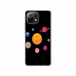 Husa personalizata tip carcasa HQPrint pentru Xiaomi Mi 11 Lite 5G, model Colorful Galaxy, multicolor, S1D1M0283