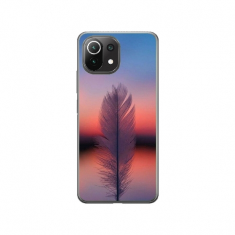 Husa personalizata tip carcasa HQPrint pentru Xiaomi Mi 11 Lite 5G, model Fulg, multicolor, S1D1M0309
