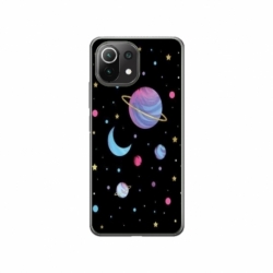 Husa personalizata tip carcasa HQPrint pentru Xiaomi Mi 11 Lite 5G, model Colorful 6, multicolor, S1D1M0311