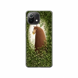 Husa personalizata tip carcasa HQPrint pentru Xiaomi Mi 11 Lite 5G, model Bear, multicolor, S1D1M0312