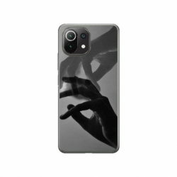 Husa personalizata tip carcasa HQPrint pentru Xiaomi Mi 11 Lite 5G, model Hand Reach, multicolor, S1D1M0318