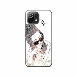 Husa personalizata tip carcasa HQPrint pentru Xiaomi Mi 11 Lite 5G, model I dont care, multicolor, S1D1M0320