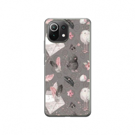 Husa personalizata tip carcasa HQPrint pentru Xiaomi Mi 11 Lite 5G, model Abstract 1, multicolor, S1D1M0321