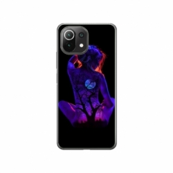Husa personalizata tip carcasa HQPrint pentru Xiaomi Mi 11 Lite 5G, model Colorful 8, multicolor, S1D1M0329